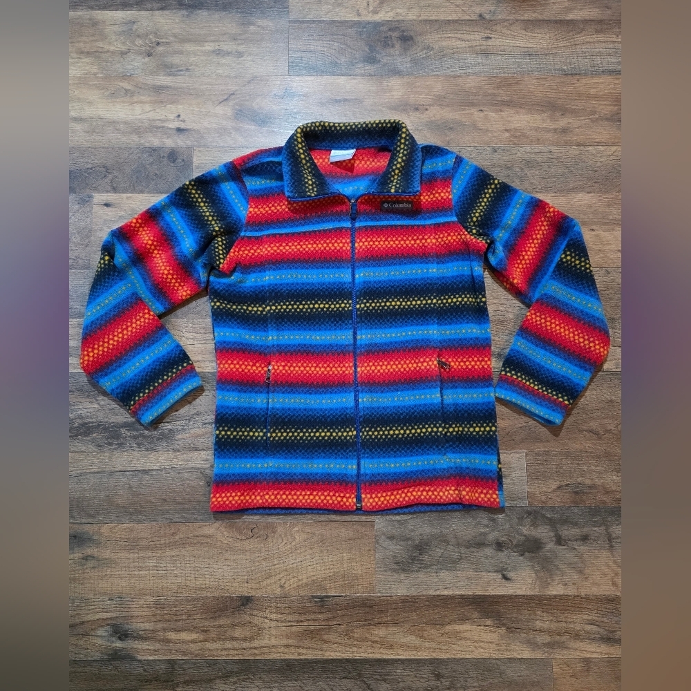 Columbia Youth Castle Dale Full Zip Fleece Size Medium